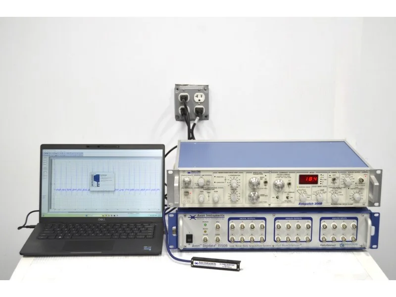 Axon Axopatch 200B with a headstage, Axon Digidata 1550B Digitizer